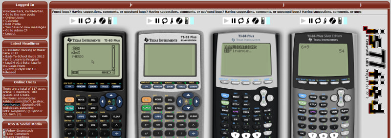 Texas Instruments Calculator Emulator